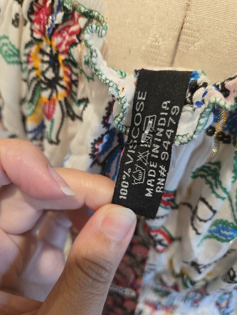 Me 2 Magic NWT Bohemian Dress With Floral Print, Size M - Picture 14 of 14